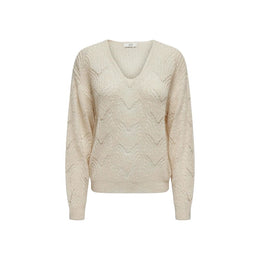 Jacqueline De Yong Cream Marabou Sweatshirt