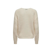 Jacqueline De Yong Cream Marabou Sweatshirt