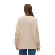 Vero Moda Beige Cotton Sweatshirt