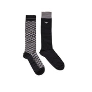 Emporio Armani Underwear Gray Cotton Socks