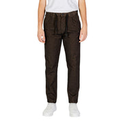 Hamaki-Ho Brown Cotton Casual Pants
