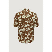 Only & Sons Brown Viscose Shortsleeve Shirt