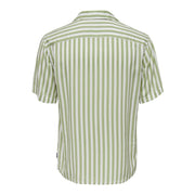 Only & Sons Green Viscose Shortsleeve Shirt