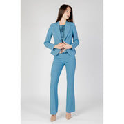 Rinascimento Turquoise Polyester Blazer
