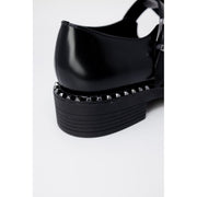 ASH Black Leather Lace-Up Boots