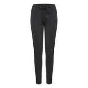 ICHI Gray Polyester Casual Pants