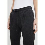 ICHI Gray Polyester Casual Pants