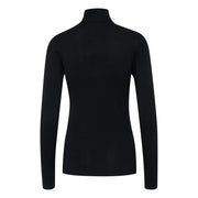 ICHI Black Viscose Turtleneck