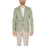 Antony Morato Green Cotton Blazer
