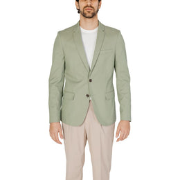 Antony Morato Green Cotton Blazer