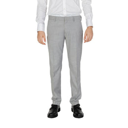 Antony Morato Gray Polyester Dress Pants