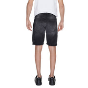 Antony Morato Black Cotton Bermuda Shorts