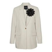 Vero Moda Beige Polyester Blazer