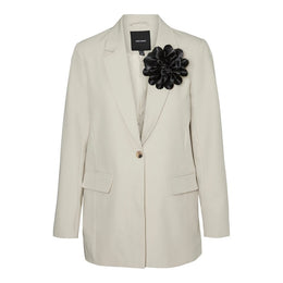 Vero Moda Beige Polyester Blazer