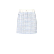 Morgan De Toi Blue Polyester Mini Skirt
