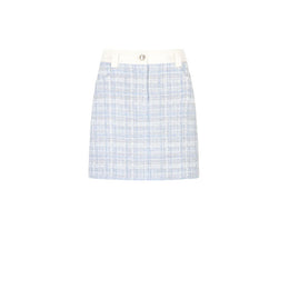 Morgan De Toi Blue Polyester Mini Skirt