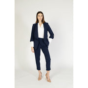 Rinascimento Blue Polyester Blazer