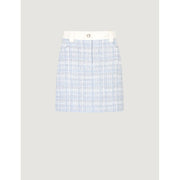 Morgan De Toi Blue Polyester Mini Skirt