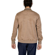 Hamaki-Ho Brown Polyester Bomber