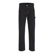 Jack Jones Black Cotton Relaxed Fit Jeans