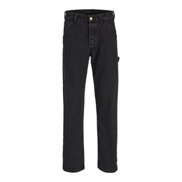 Jack Jones Black Cotton Relaxed Fit Jeans