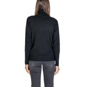 Alviero Martini Prima Classe Black Viscose Turtleneck