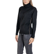 Alviero Martini Prima Classe Black Viscose Turtleneck