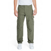 Jack Jones Green Cotton Cargo Pants