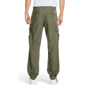 Jack Jones Green Cotton Cargo Pants