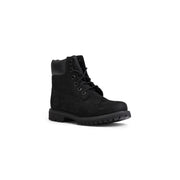 Timberland Black Recycled Leather Lace-Up Boots