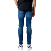 Jack Jones Blue Cotton Skinny Jeans