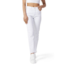 Only White Cotton Mom Jeans