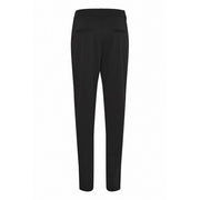 ICHI Black Recycled Polyester Dress Pants