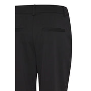 ICHI Black Recycled Polyester Dress Pants