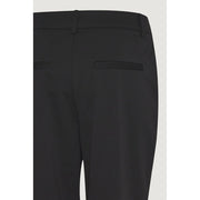 ICHI Black Recycled Polyester Dress Pants