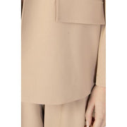 Sandro Ferrone Beige Polyester Blazer