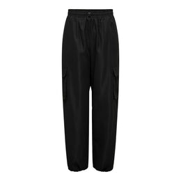 Only Black Cotton Cargo Pants