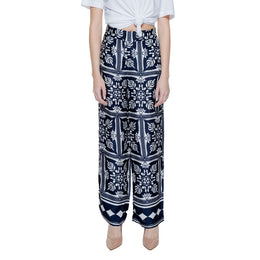 Street One Blue Viscose Pant