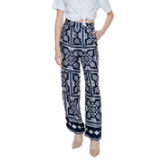 Street One Blue Viscose Pant