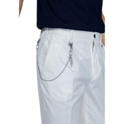 Antony Morato White Cotton Casual Pants
