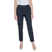 Vero Moda Gray Polyester Casual Pants
