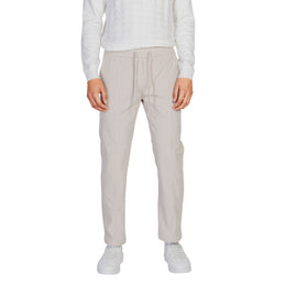 Antony Morato Beige Polyester Casual Pants