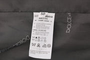 Dolce & Gabbana Gray STAFF Cotton Striped Vest