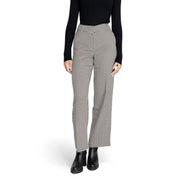 Only Black Polyester Flared Pants