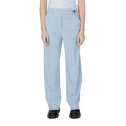 Only Blue Polyester Casual Pants