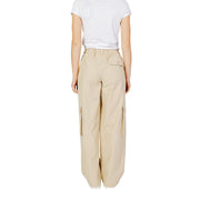 Only Beige Cotton Cargo Pants