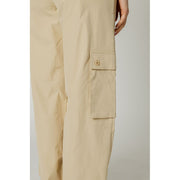 Only Beige Cotton Cargo Pants