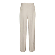 Vero Moda Gray Polyester Casual Pants