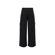 Jacqueline De Yong Black Polyester Casual Pants