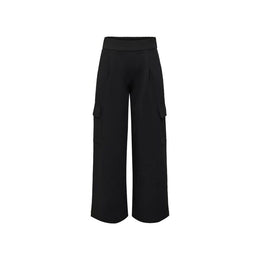 Jacqueline De Yong Black Polyester Casual Pants